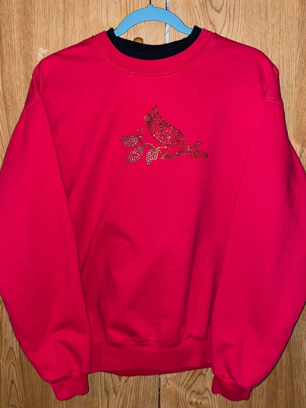 Vintage bird studded crewneck